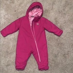 Carhartt snowsuit; size 12 month